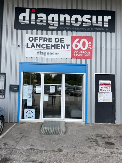 Devanture de DIAGNOSUR Contrôle Technique PORTES-LÈS-VALENCE