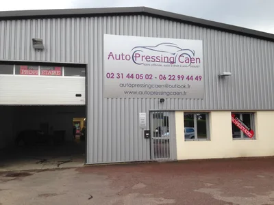 Devanture de Auto Pressing Caen