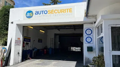 Devanture de AS Autosécurité Contrôle Technique Cannes