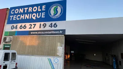 Devanture de Sécuritest Contrôle Technique Automobile NIMES