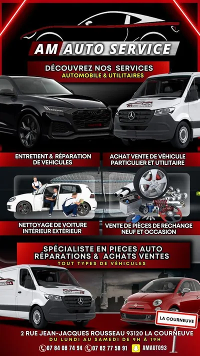 Devanture de Am Auto Service