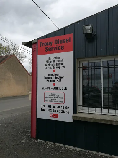Devanture de Trouy Diesel Service
