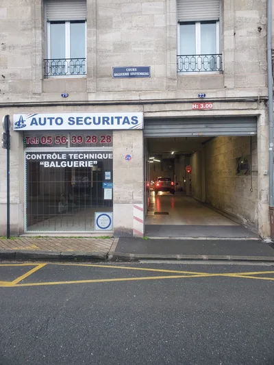 Devanture du Contrôle Technique Balguerie