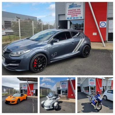 Devanture de Auto Securitas contrôle technique AUTO et MOTO