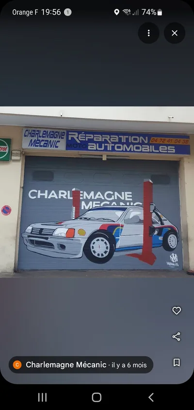 Devanture de Charlemagne Mécanic