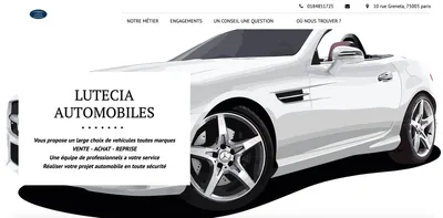 Devanture de LUTECIA Automobiles