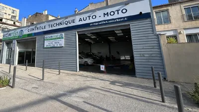 Devanture de Sécuritest Contrôle Technique Automobile Marseille Le Jarret