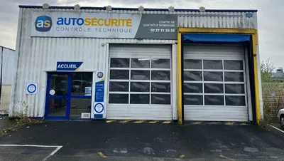 Devanture de AS Auto Sécurité Contrôle technique Somain