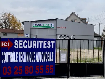 Devanture de Sécuritest Contrôle Technique Automobile TROYES