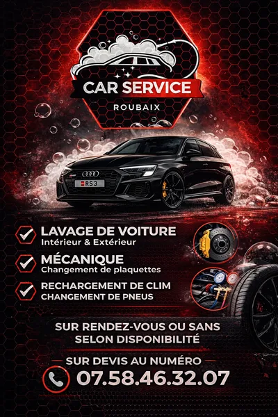 Devanture de Car Service