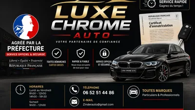 Devanture de LCA Luxechrome Auto