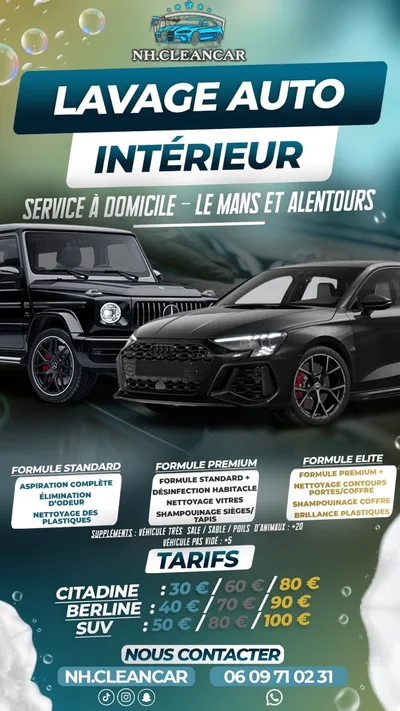Devanture de NH.Cleancar