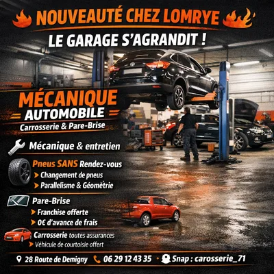 Devanture de Carrosserie Lomrye