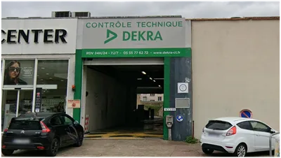Devanture de DEKRA contrôle technique Limoges