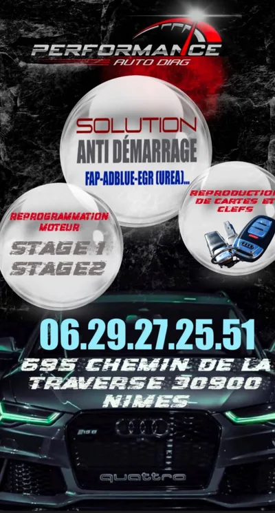 Devanture de PERFORMANCE AUTO DIAG 30