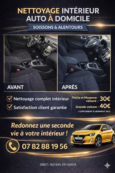 Devanture de Auto nettoyage 02 Soissons (Intérieur)