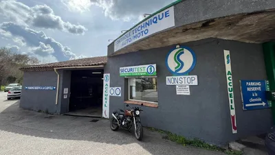 Devanture de Sécuritest Contrôle Technique Automobile AIX EN PROVENCE - AVENUE MALACRIDA