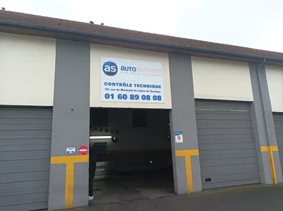 Devanture de AS Autosécurité Contrôle Technique CORBEIL-ESSONNES