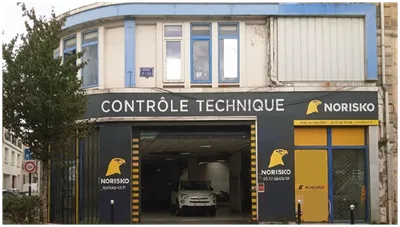 Devanture de NORISKO contrôle technique Bordeaux