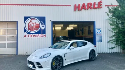 Devanture de Autovision Contrôle Technique Harlé