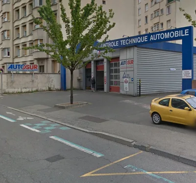 Devanture de Contrôle Technique Autosur St Etienne Bellevue - TUV-DCTA