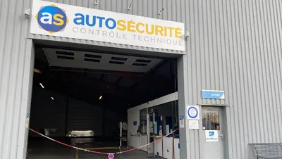 Devanture de AS Auto Sécurité Contrôle Technique Senlis