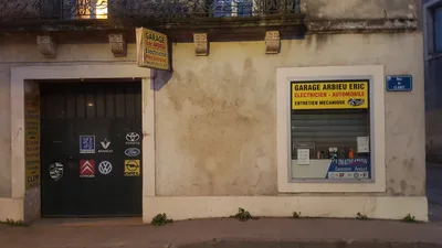Devanture de Électricité Auto ARBIEU