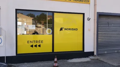 Devanture de NORISKO contrôle technique Martigues