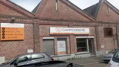 Devanture de E.B Carrosserie