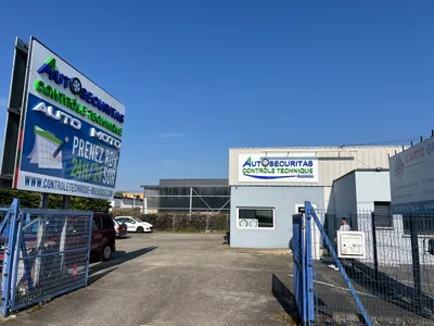 Devanture de Controle Technique Autosécuritas Mulhouse