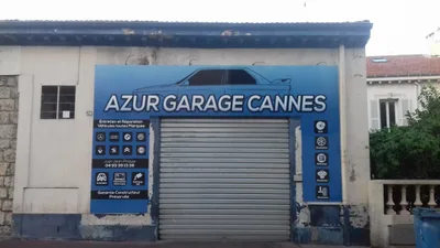 Devanture de Azur Garage