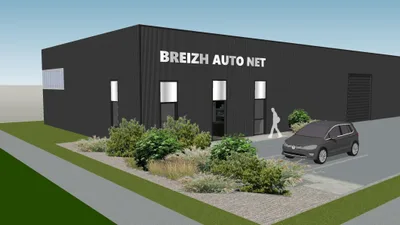 Devanture de Breizh Auto Net