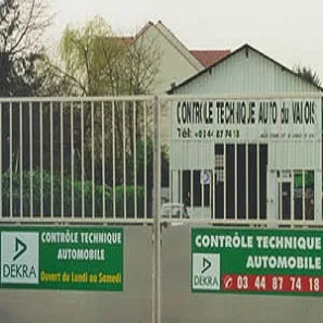 Devanture de DEKRA contrôle technique Crépy-en-Valois