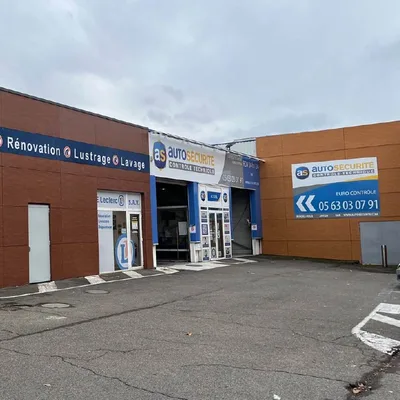 Devanture de AS Auto Sécurité Contrôle Technique Montauban