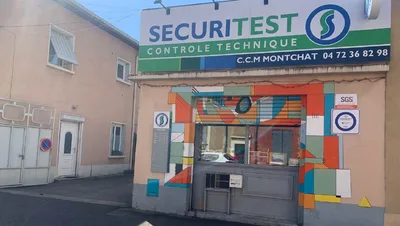 Devanture de Sécuritest Contrôle Technique Automobile Lyon 3 Montchat