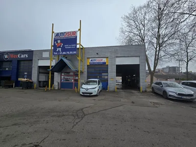 Devanture de Contrôle Technique Autosur Minerva Évry Auto et Moto