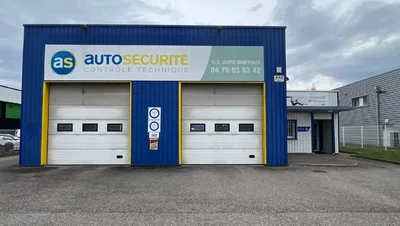 Devanture de AS Autosécurité Contrôle Technique VALENCE