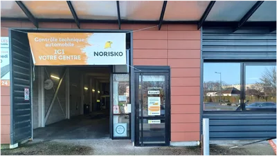 Devanture de Centre de Contrôle Technique NORISKO Évreux