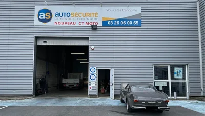 Devanture de AS Autosécurité Contrôle Technique Auto-Moto REIMS - LA NEUVILLETTE