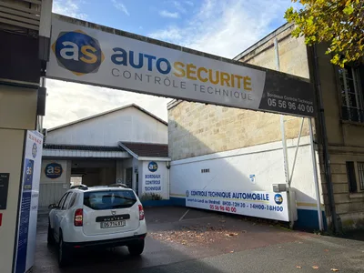 Devanture de AS Auto Sécurité Contrôle technique Bordeaux D'Ornano