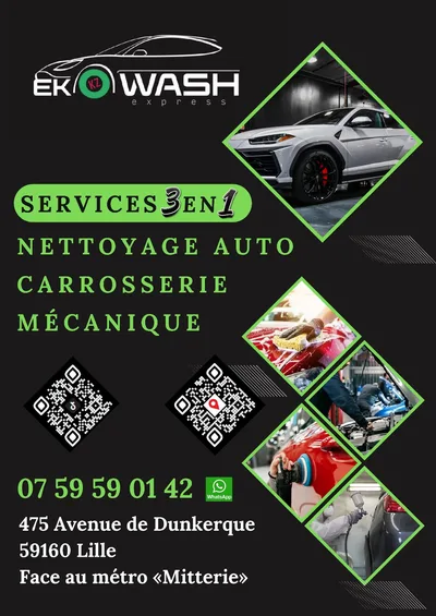 Devanture de Eko wash express Garage