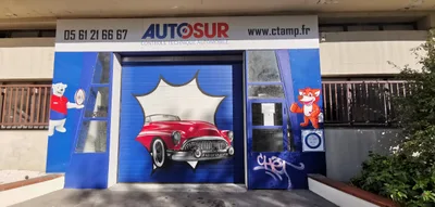 Devanture de Contrôle technique Autosur Toulouse auto et moto