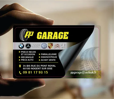 Devanture de PP Garage