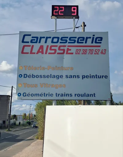 Devanture de Carrosserie Claisse