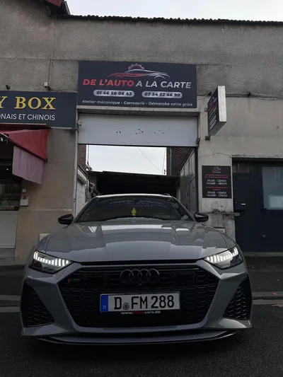 Devanture de Garage De l'auto à la carte