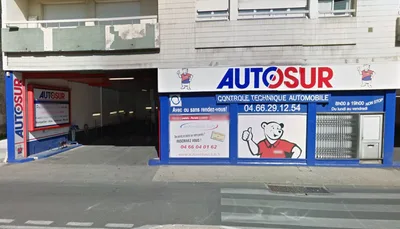 Devanture de Controle technique Autosur Nîmes Auto et Moto