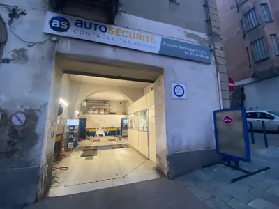 Devanture de AS Autosécurité Contrôle Technique AJACCIO