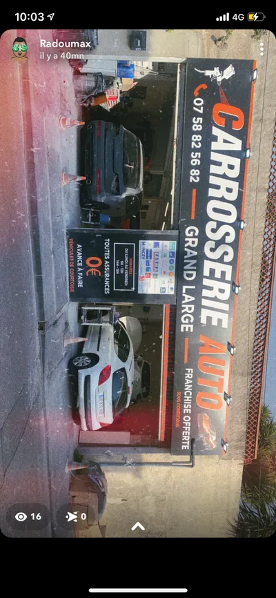 Devanture de CARROSSERIE AUTO GRAND LARGE