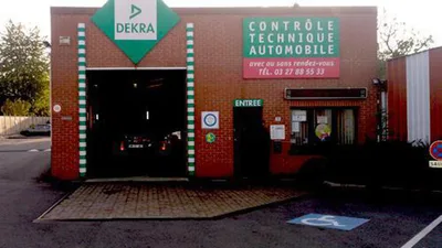 Devanture de DEKRA contrôle technique Sin-le-Noble