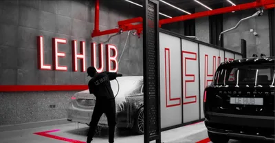 Devanture du Hub Atelier